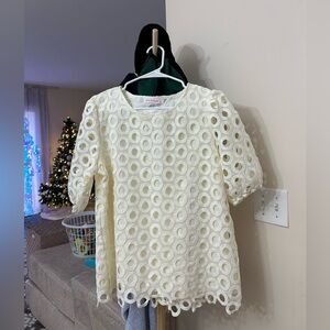 Elegant Cream women's top